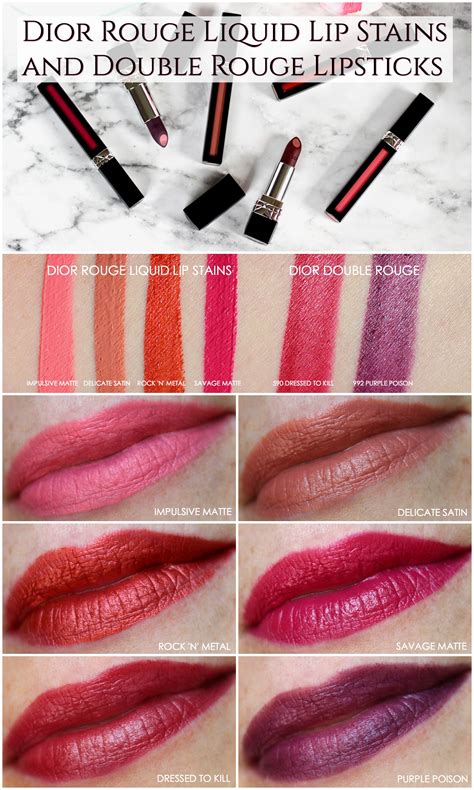 NEW Dior DOUBLE ROUGE Swatch & Review 